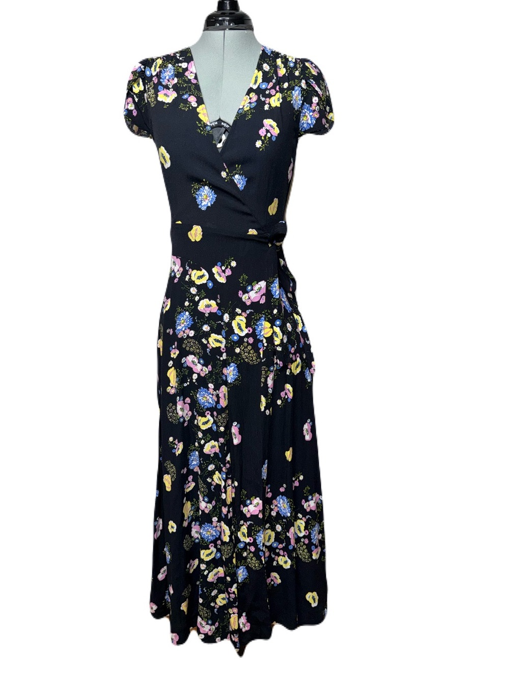 Free People Floral Maxi Dress XS